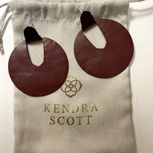 Kendra Scott Diane Earrings Maroon